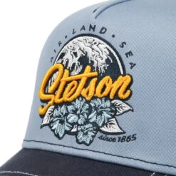 Air Land Sea Trucker Cap By Stetson -Bekleidungsgeschäft Air Land Sea Trucker Cap by Stetson blau.60155 4rf2