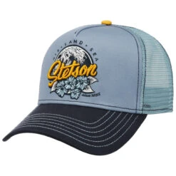 Air Land Sea Trucker Cap By Stetson -Bekleidungsgeschäft Air Land Sea Trucker Cap by Stetson blau.60155 rf2
