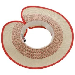 Annavela Strohvisor By Seeeberger -Bekleidungsgeschäft Annavela Strohvisor by Seeeberger natur rot.64904 2rf196