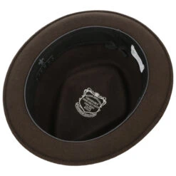 Blank Pork Pie Filzhut By Lierys -Bekleidungsgeschäft Blank Pork Pie Filzhut by Lierys dunkelbraun.43512 2rf17
