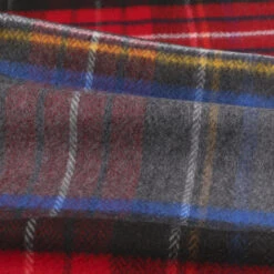 Checked Cashmink Schal By Lipodo -Bekleidungsgeschäft Checked Cashmink Schal by Lipodo grau rot.54552 7rf181