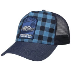 Checker Blue Trucker Cap By King Kerosin 9 Checker Blue Trucker Cap By King Kerosin -Bekleidungsgeschäft Checker Blue Trucker Cap by King Kerosin dunkelblau.61612 rf192