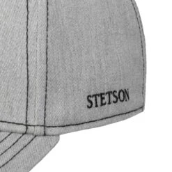 Classic Cotton Melange Cap By Stetson -Bekleidungsgeschäft Classic Cotton Melange Cap by Stetson hellgrau.63652 4rf28