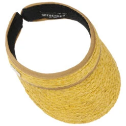 Classic Raffia Sonnenvisor By Seeberger -Bekleidungsgeschäft Classic Raffia Sonnenvisor by Seeberger gelb.62009 1rf45