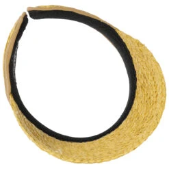 Classic Raffia Sonnenvisor By Seeberger -Bekleidungsgeschäft Classic Raffia Sonnenvisor by Seeberger gelb.62009 2rf45