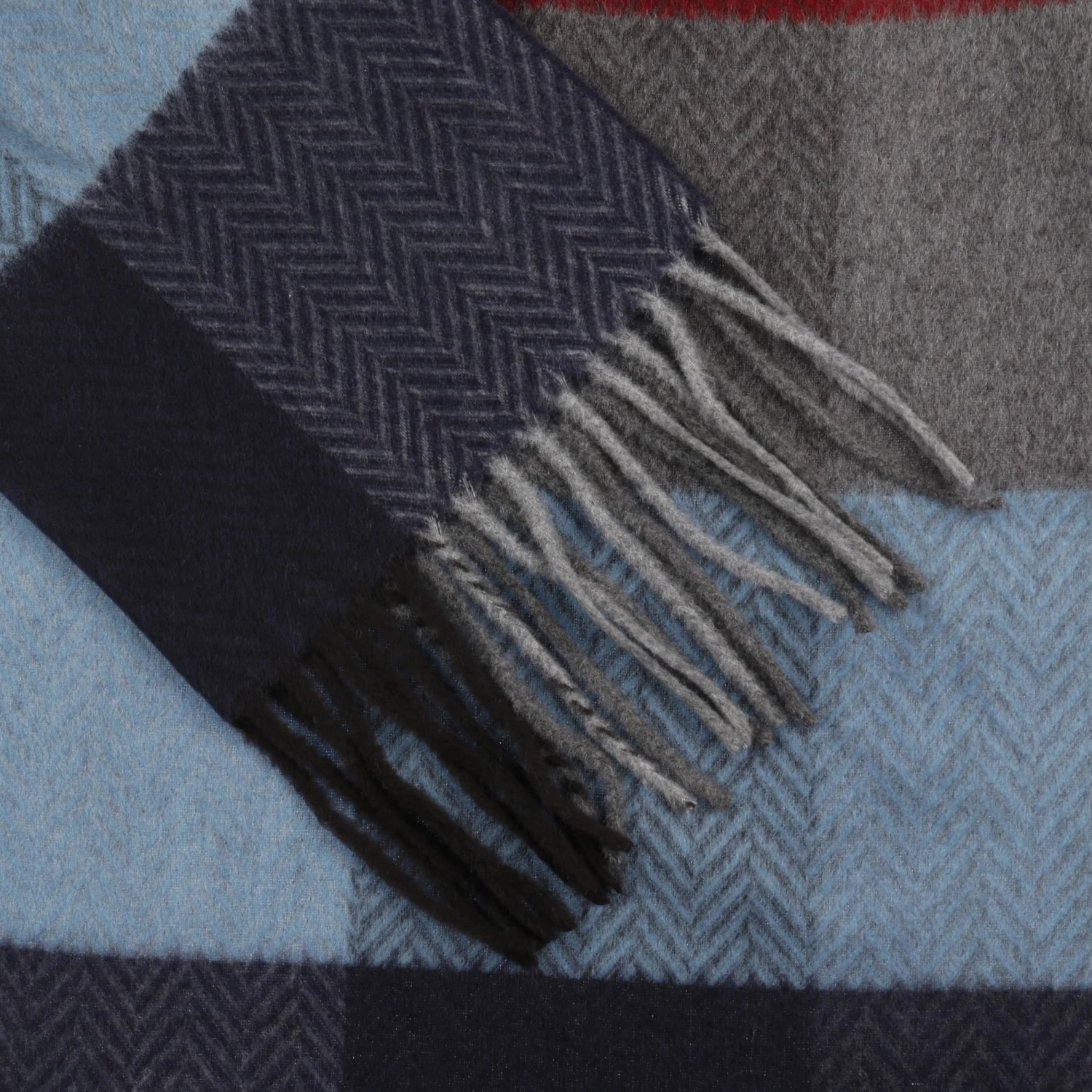 Colour Check Fransenschal By Lipodo 5 Colour Check Fransenschal By Lipodo – Bild 5