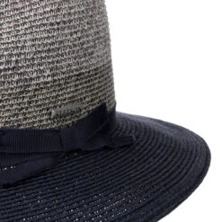 Contrast Brim Toyo Strohhut By Stetson -Bekleidungsgeschäft Contrast Brim Toyo Strohhut by Stetson dunkelblau.63944 4rf192