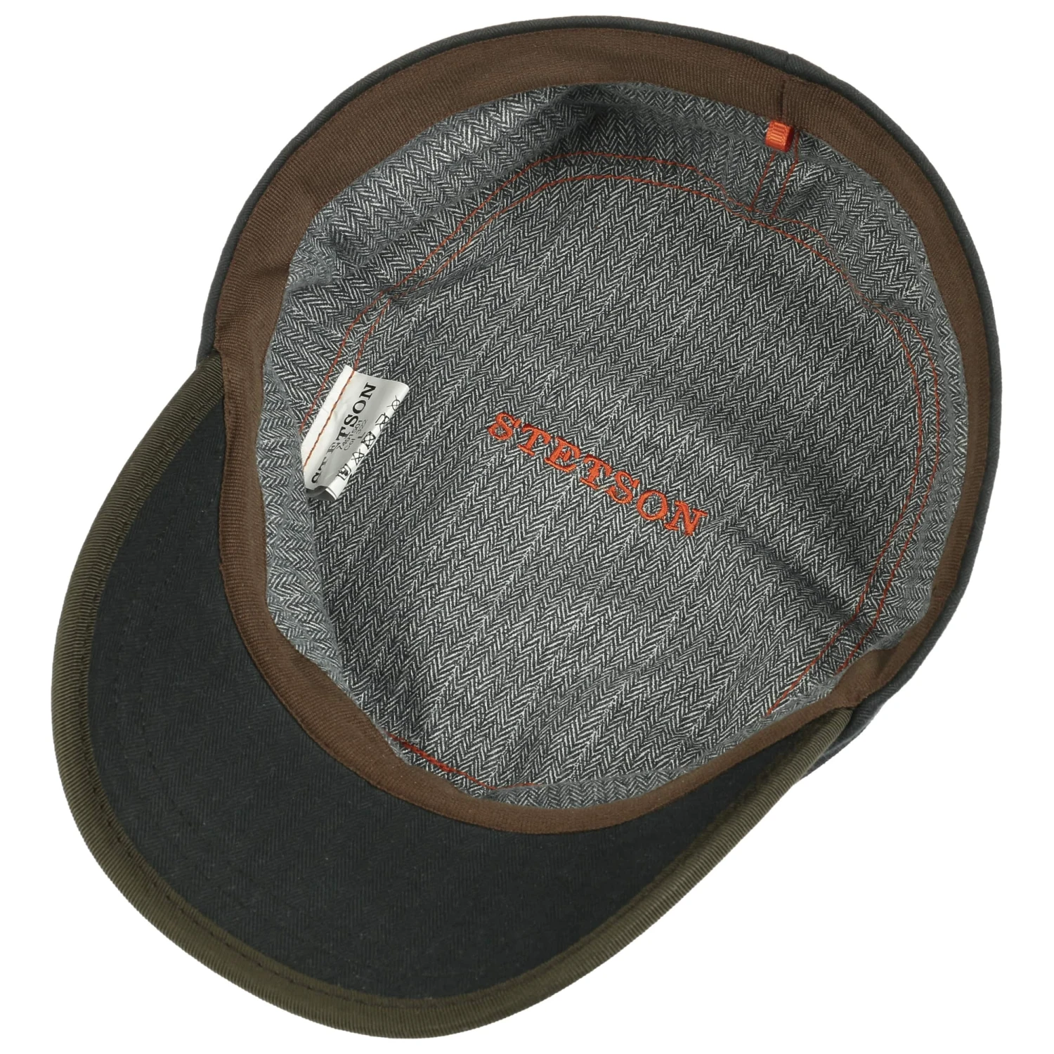 Cotton Herringbone Armycap By Stetson 4 Cotton Herringbone Armycap By Stetson – Bild 4