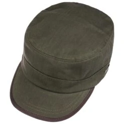 Cotton Herringbone Armycap By Stetson