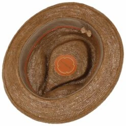 Crochet Fedora Raffiahut By Stetson -Bekleidungsgeschäft Crochet Fedora Raffiahut by Stetson braun.55268 2rf11