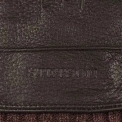 Deer Cashmere Lederhandschuhe By Stetson -Bekleidungsgeschäft Deer Cashmere Lederhandschuhe by Stetson dunkelbraun.52531 4rf17