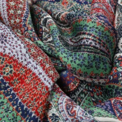 Delicate Paisley Seidentuch By Roeckl -Bekleidungsgeschäft Delicate Paisley Seidentuch by Roeckl blau.59855 5rf2