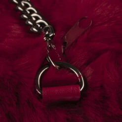 Fake Fur Muff -Bekleidungsgeschäft Fake Fur Muff rot.60328 6rf3