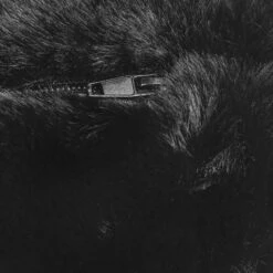 Fake Fur Muff -Bekleidungsgeschäft Fake Fur Muff schwarz.60328 6rf4