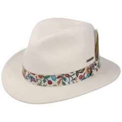 Floral Band Traveller VitaFelt Hut By Stetson -Bekleidungsgeschäft Floral Band Traveller VitaFelt Hut by Stetson cremewei .56401 rf35