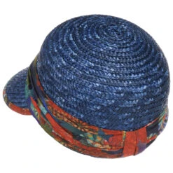 Flower Band Strohcap By Seeberger -Bekleidungsgeschäft Flower Band Strohcap by Seeberger dunkelblau.60916 3rf192