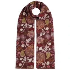 Flower Patchwork Cashmink Schal By Lipodo -Bekleidungsgeschäft Flower Patchwork Cashmink Schal by Lipodo bordeaux.64378 rf27