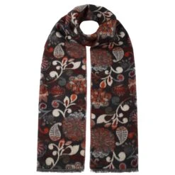 Flower Patchwork Cashmink Schal By Lipodo -Bekleidungsgeschäft Flower Patchwork Cashmink Schal by Lipodo dunkelblau.64378 rf192