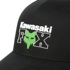 Fox X Kawi Flexfit Cap By FOX 9 Fox X Kawi Flexfit Cap By FOX -Bekleidungsgeschäft Fox X Kawi Flexfit Cap by FOX schwarz.65774 4rf4