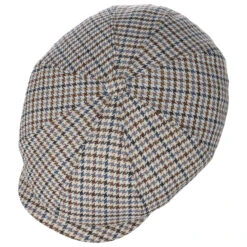 Hatteras Houndstooth Wool Flatcap By Stetson