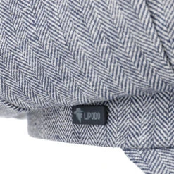 Herringbone Ballonmütze By Lipodo -Bekleidungsgeschäft Herringbone Ballonmuetze by Lipodo blau.58667 4rf2