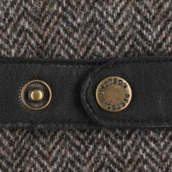 Herringbone Wool Lederhandschuhe By Stetson -Bekleidungsgeschäft Herringbone Wool Lederhandschuhe by Stetson schwarz grau.48527 4rf179