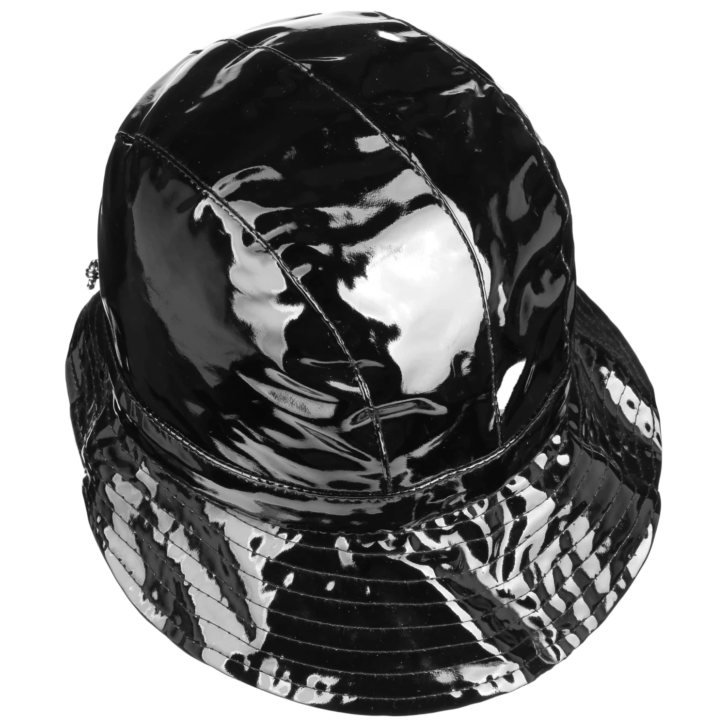 Lackhut Mit Kinnband By Betmar 3 Lackhut Mit Kinnband By Betmar – Bild 3