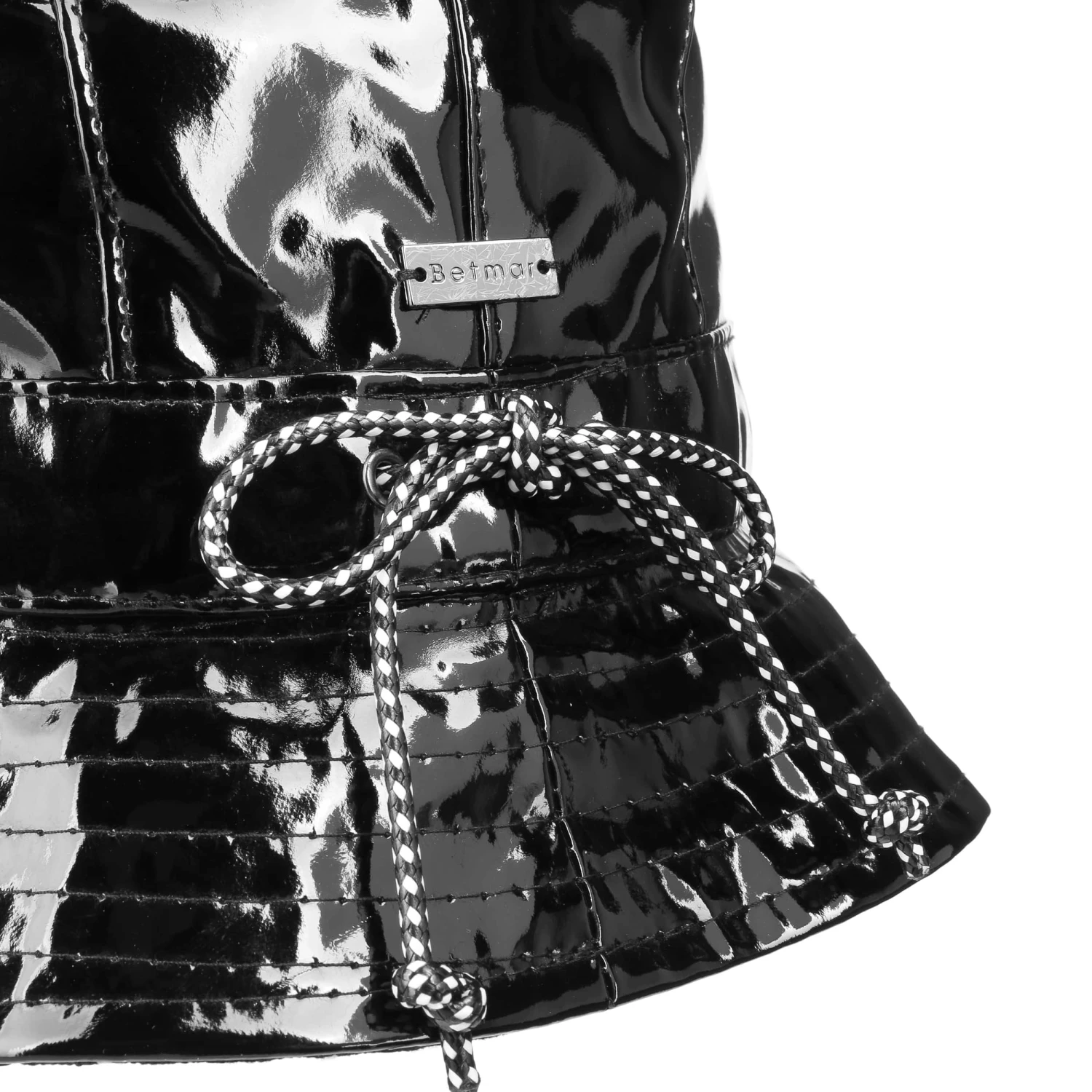 Lackhut Mit Kinnband By Betmar 8 Lackhut Mit Kinnband By Betmar – Bild 8