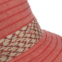 Lagos Stoffhut Mit UV-Schutz By Bedacht -Bekleidungsgeschäft Lagos Stoffhut mit UV Schutz by bedacht rot.61449 5rf3