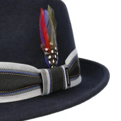 Lancover Trilby Wollhut By Stetson -Bekleidungsgeschäft Lancover Trilby Wollhut by Stetson dunkelblau.62201 4rf192