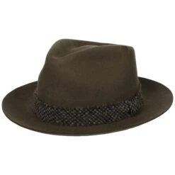 Larscott Fedora Wollhut By Stetson -Bekleidungsgeschäft Larscott Fedora Wollhut by Stetson dunkelbraun.62335 rf17