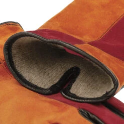 Leather Mix Damenhandschuhe By Caridei -Bekleidungsgeschäft Leather Mix Damenhandschuhe by Caridei orange.49190 4rf54