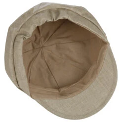 Leinen Ballonmütze Mit Teflon -Bekleidungsgeschäft Leinen Ballonmuetze mit Teflon beige.61900 2rf15