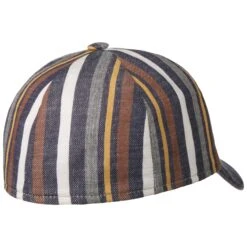Leinen-Viskose Stripes Cap -Bekleidungsgeschäft Leinen Viskose Stripes Cap blau.56223 3rf2