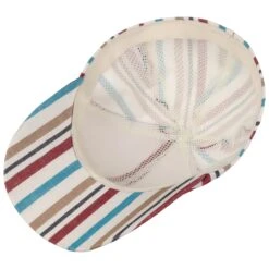 Leinen-Viskose Stripes Cap -Bekleidungsgeschäft Leinen Viskose Stripes Cap rot.56223 2rf3