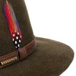 Lescott Traveller Wollhut By Stetson -Bekleidungsgeschäft Lescott Traveller Wollhut by Stetson oliv.62896 4rf14