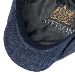 Lester Silk Flatcap By Stetson -Bekleidungsgeschäft Lester Silk Flatcap by Stetson blau.60717 2rf2