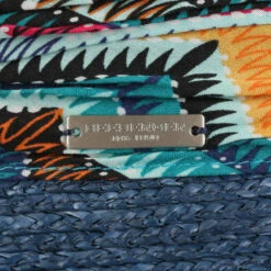 Lioma Strohhut Mit Ethnomuster By Seeberger -Bekleidungsgeschäft Lioma Strohhut mit Ethnomuster by Seeberger blau.55876 4rf2