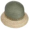 New Twotone Cloche Strohhut By Seeberger