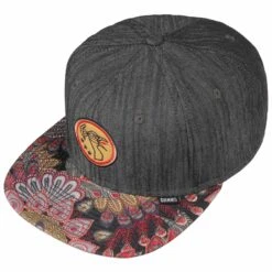 Peacock Rev Snapback Cap By Djinns