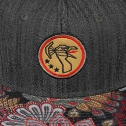 Peacock Rev Snapback Cap By Djinns -Bekleidungsgeschäft Peacock Rev Snapback Cap by Djinns schwarz.49693 4rf4