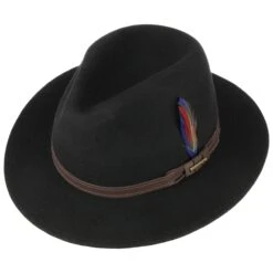 Roverton Traveller Wollhut By Stetson -Bekleidungsgeschäft Roverton Traveller Wollhut by Stetson schwarz.62878 1rf4