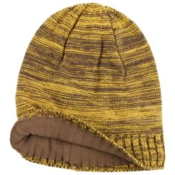 Scrat Beanie Mit Fleecefutter -Bekleidungsgeschäft Scrat Beanie mit Fleecefutter gelb.50190 1rf45