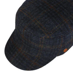 Shetland Wool Check Armycap By Mayser