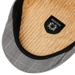 Slate Check Flatcap By Brixton -Bekleidungsgeschäft Slate Check Flatcap by Brixton blau grau.60972 2rf255