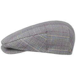 Slate Check Flatcap By Brixton -Bekleidungsgeschäft Slate Check Flatcap by Brixton blau grau.60972 rf255
