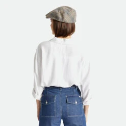 Slate Check Flatcap By Brixton -Bekleidungsgeschäft Slate Check Flatcap by Brixton.60972 2