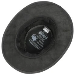 Squashy Twotone Lederhut By BARMAH -Bekleidungsgeschäft Squashy Twotone Lederhut by BARMAH schwarz.34419 2rf4