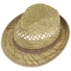 Striped Ribbon Trilby Strohhut By Lipodo