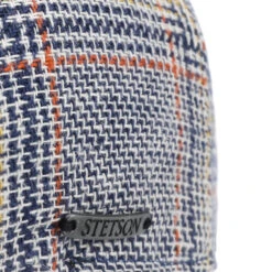 Texas Colour Check Leinen Flatcap By Stetson -Bekleidungsgeschäft Texas Colour Check Leinen Flatcap by Stetson blau.60850 4rf2